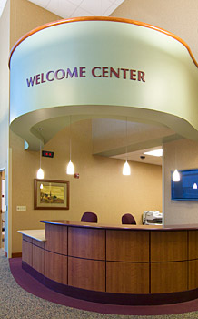 Welcome Center at Main Entrance